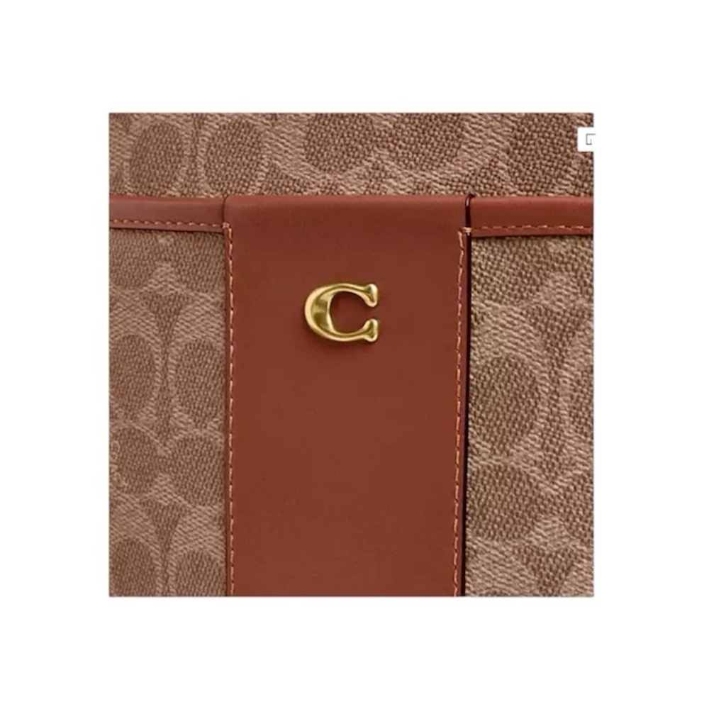 Coach Brown and Tan Crossbody Bag - Picture 5 of 9